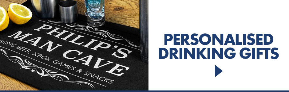 Personalised Barware and drinking gifts