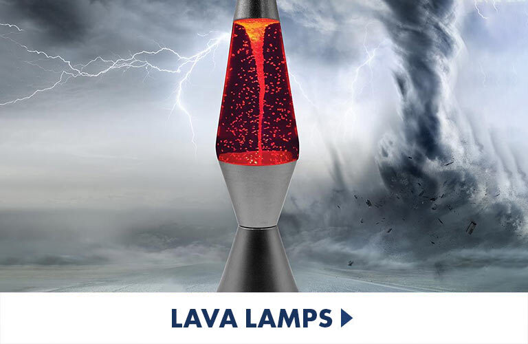Fun Lava Lamps and Twister lamps to keep the home exciting